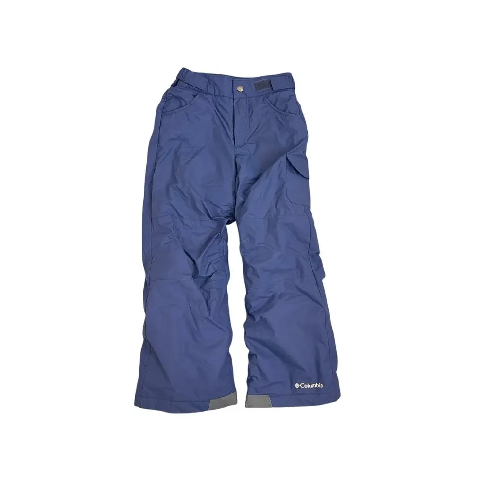 Columbia Omni-Tech Insulated Waterproof Blue Snow Pants Youth Small 8